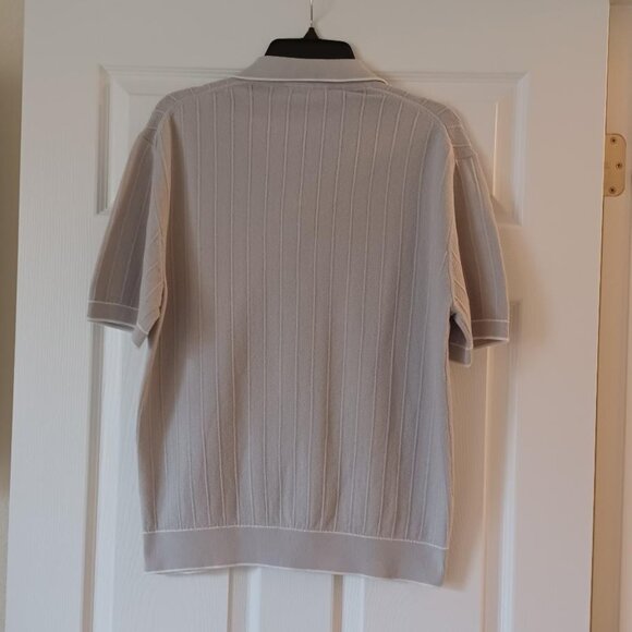 LIKE NEW! Bugatchi Johnny Collar Rib Polo Size Medium - Picture 9 of 13